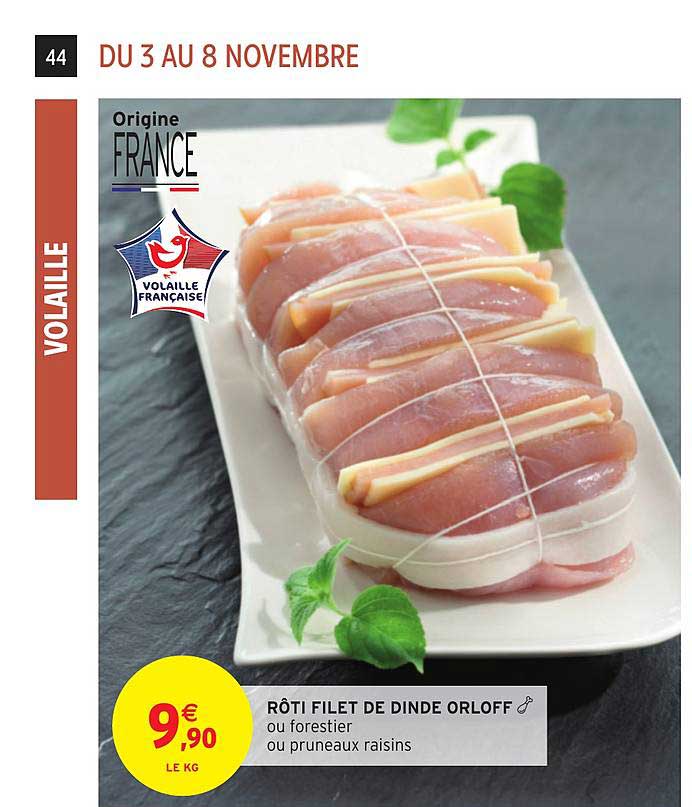 Rôti Filet De Dinde Orloff