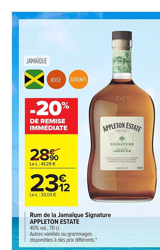 Rum De La Jamaïque Signature Appleton Estate