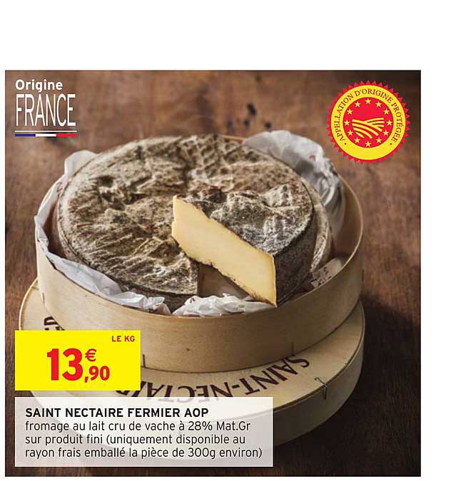 saint nectaire fermier aop