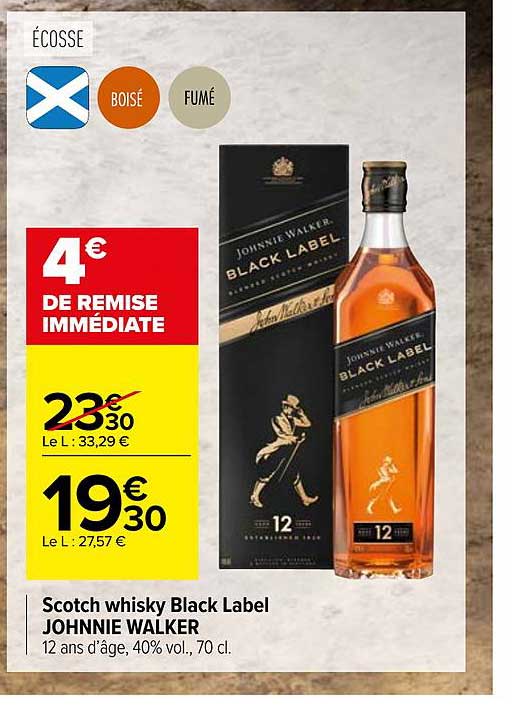 scotch whisky black label johnnie walker