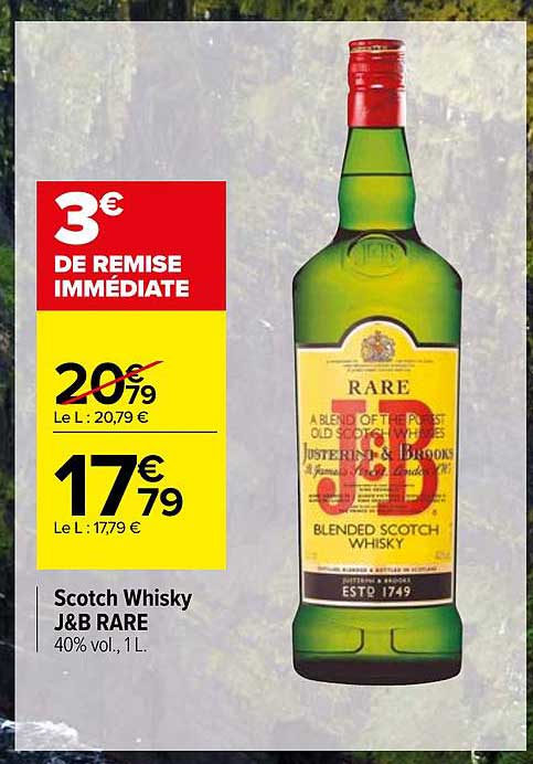 Scotch Whisky J&b Rare