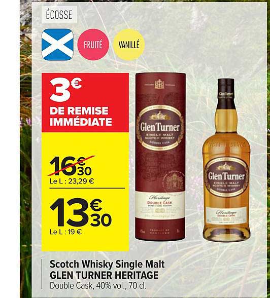 scotch whisky single malt glen turner heritage