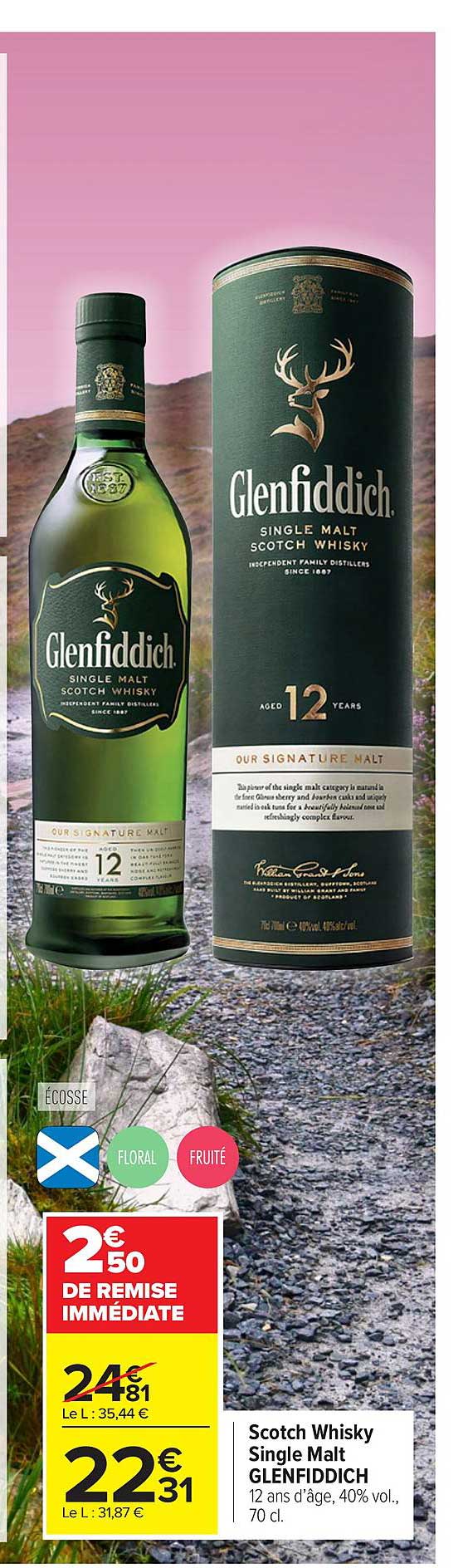 scotch whisky single malt glenfiddich