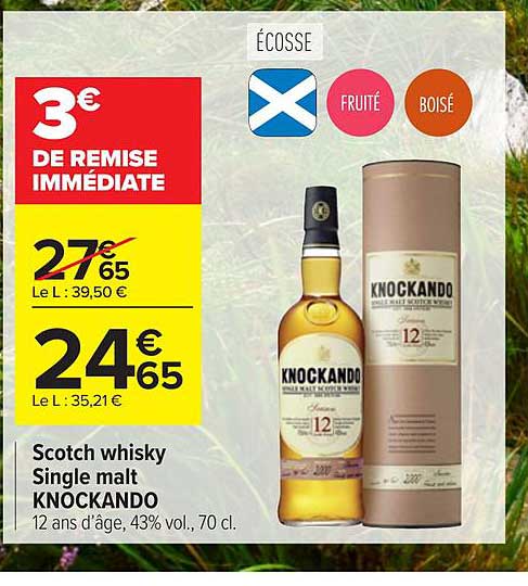 scotch whisky single malt knockando