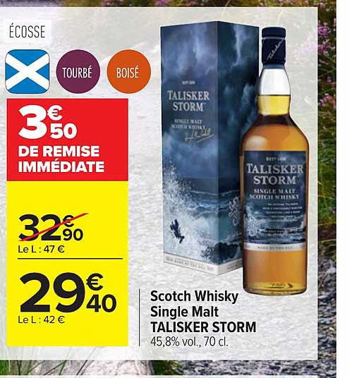 scotch whisky single malt talisker storm