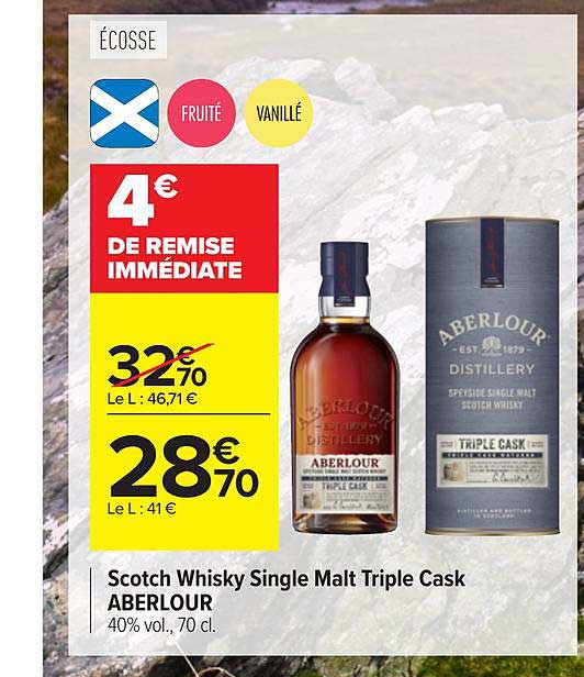 scotch whisky single malt triple cask abelour