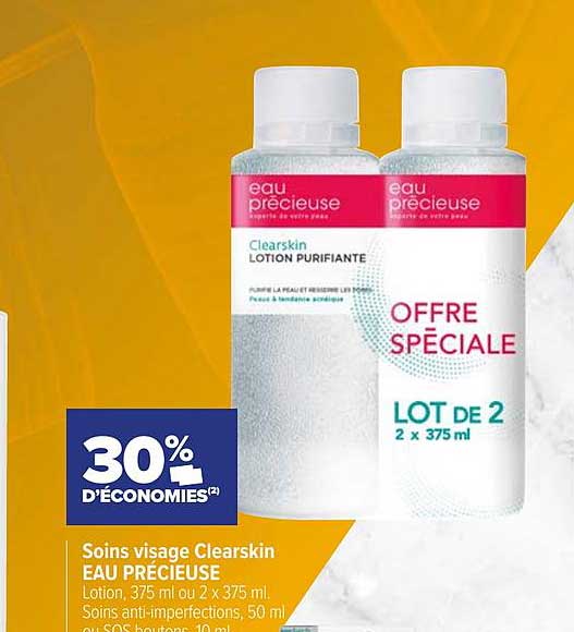 Soins Visage Clearskin Eau Précieuse