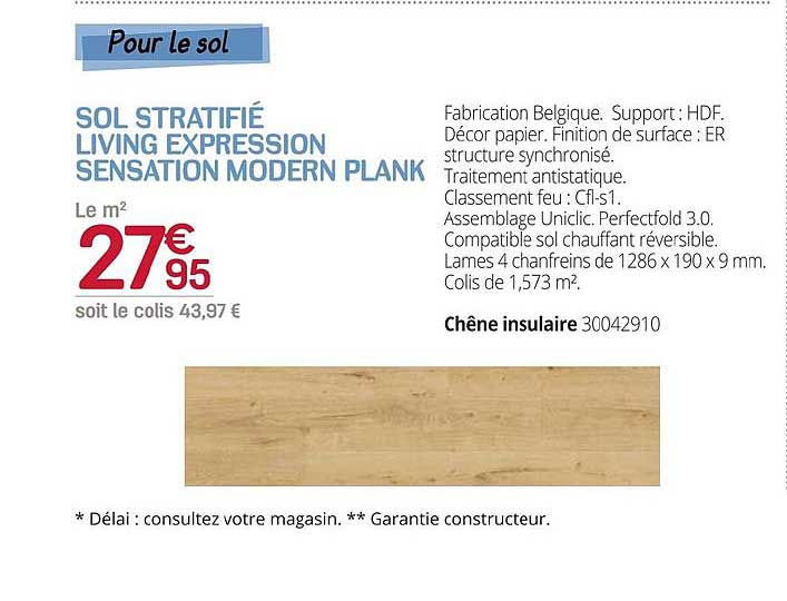 sol stratifié living expression sensation modern plank