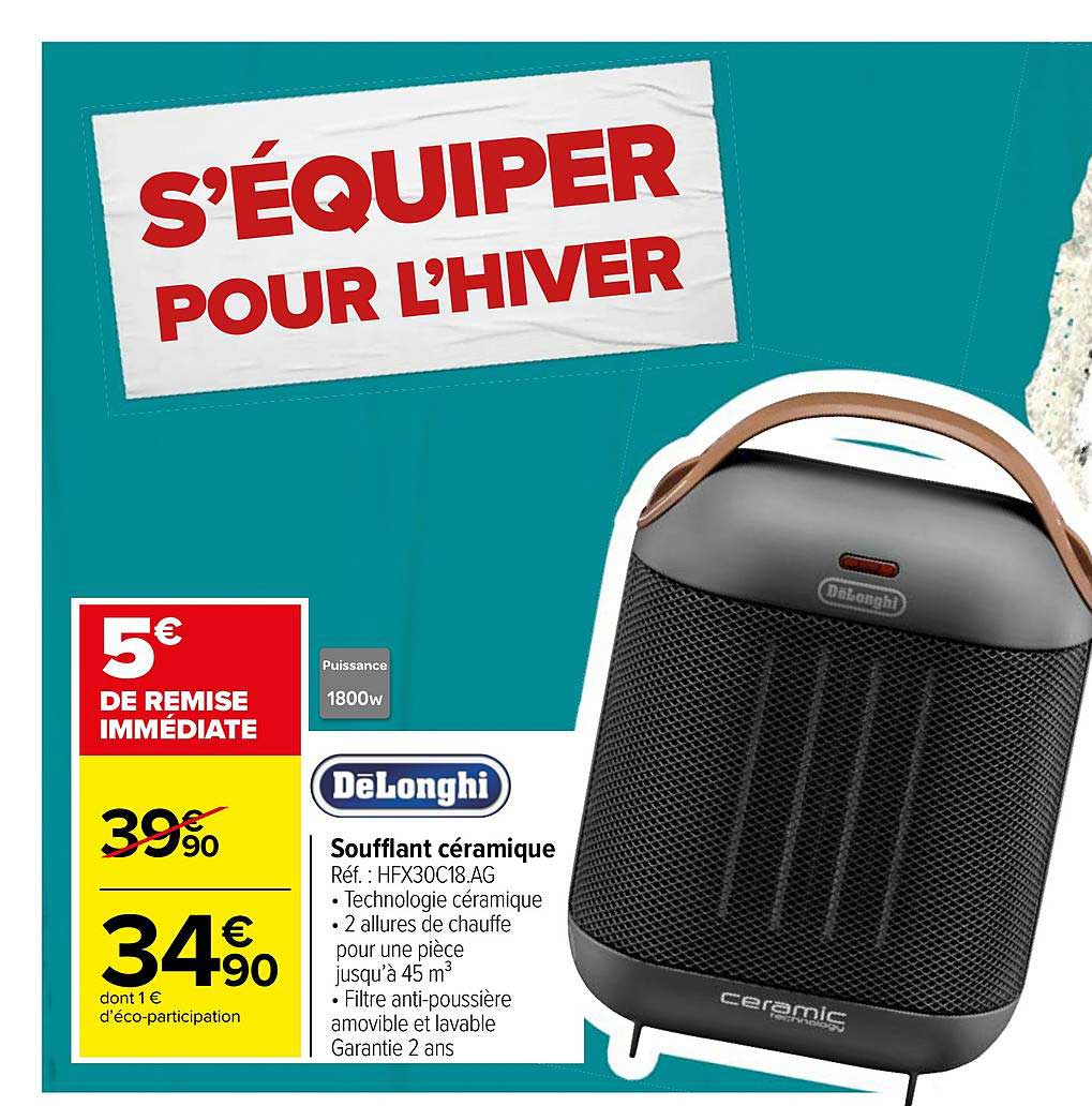 Soufflant Céramique Delonghi