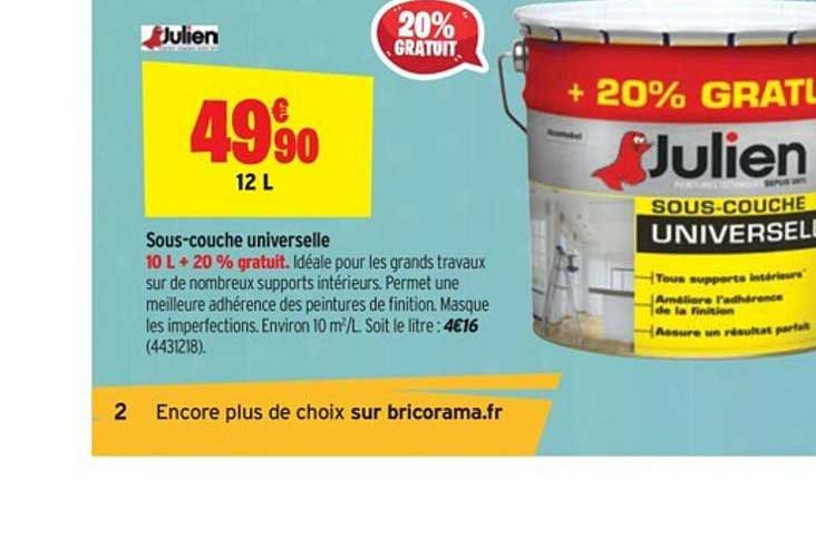 sous couche universelle julien