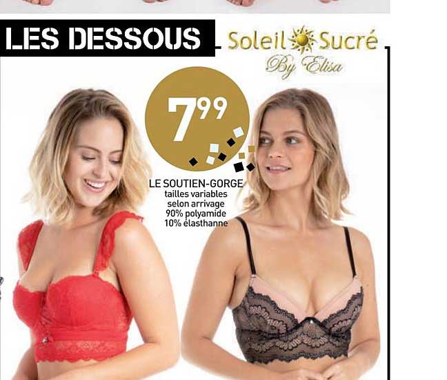 soutien gorge soleil sucré by elisa