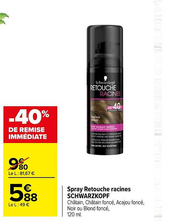 Spray Retouche Racines Schwarzkopf