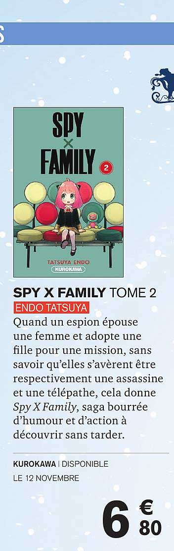 spy x family tome 2 endo tatsuya