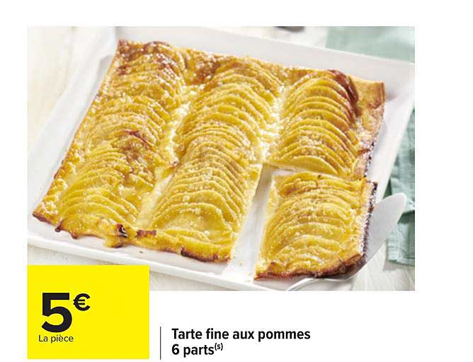 Tarte Fine Aux Pommes 6 Parts