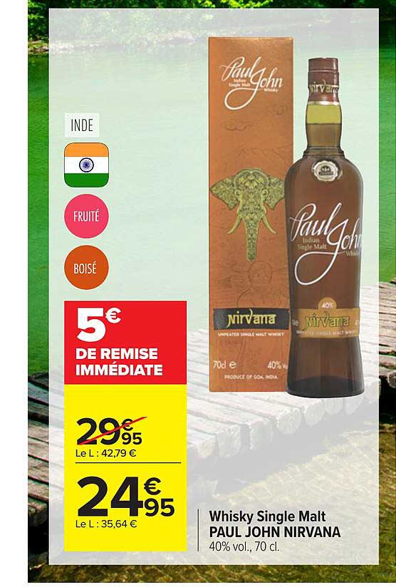 whisky single malt paul john nirvana