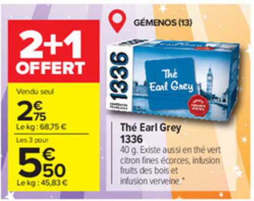 thé earl grey 1336