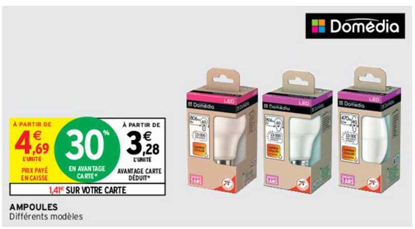 Ampoules Domédia