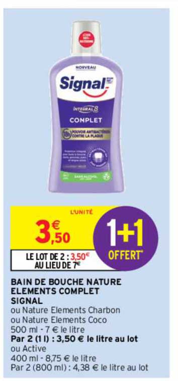 Bain De Bouche Nature éléments Complet Signal