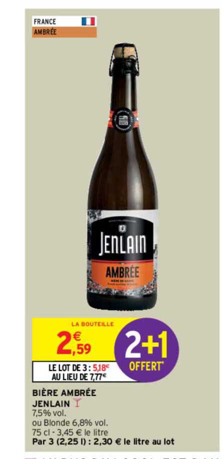 Bière Ambrée Jenlain