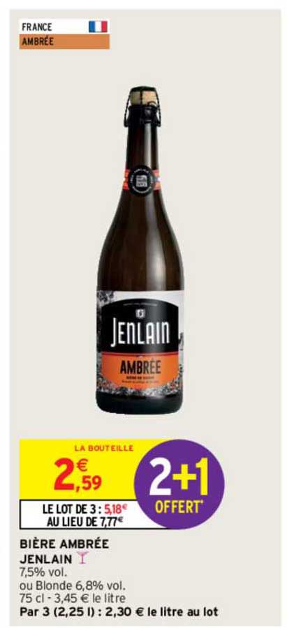 Bière Ambrée Jenlain