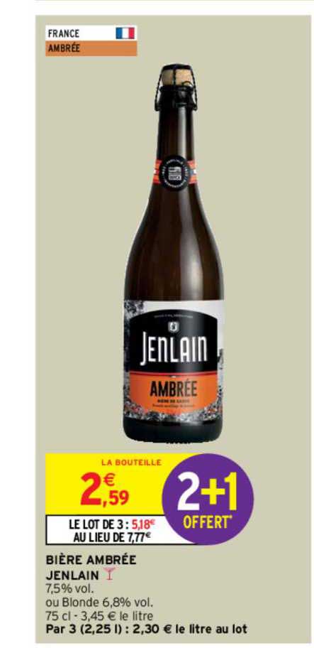 Bière Ambrée Jenlain