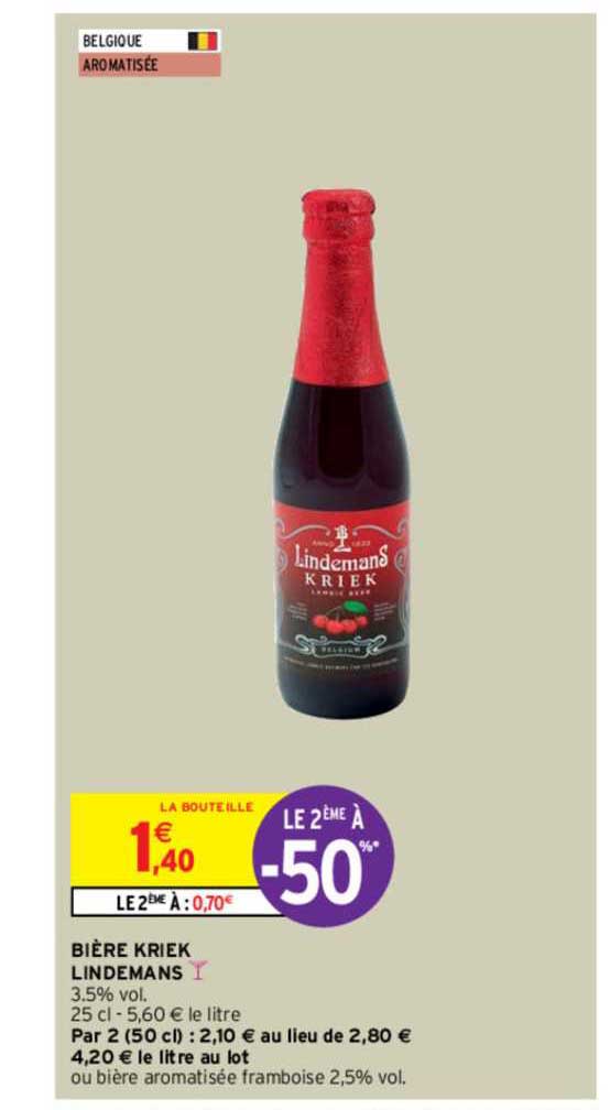 bière kriek lindemans