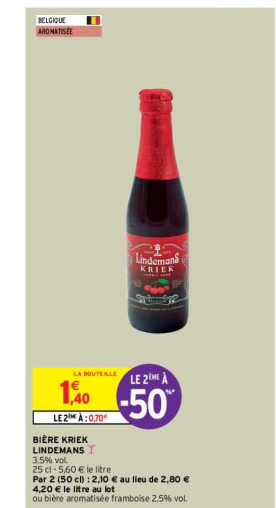 bière kriek lindemans