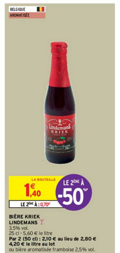 bière kriek lindemans