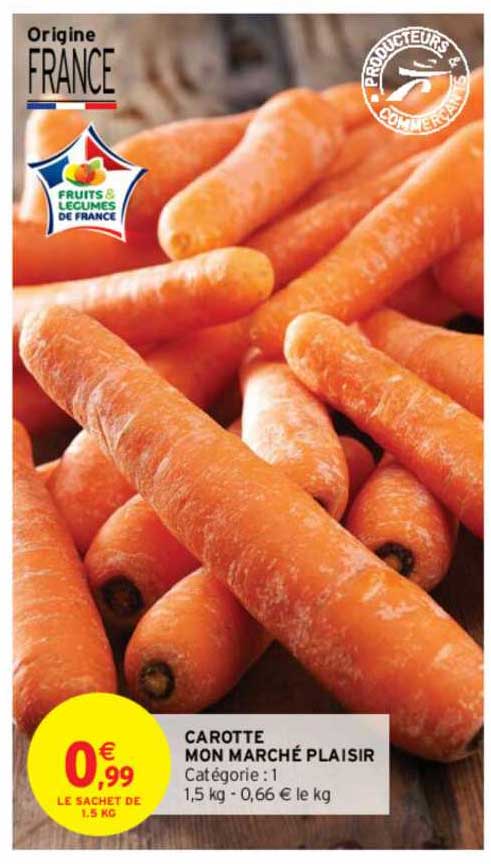 carotte mon marché plaisir
