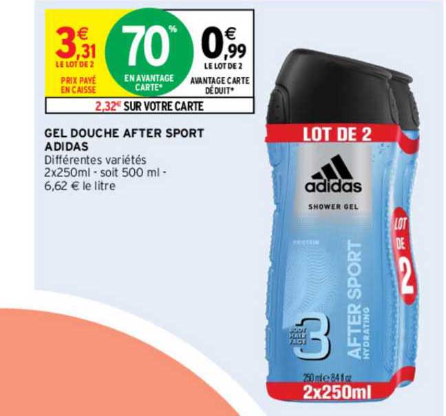 gel douche after sport adidas