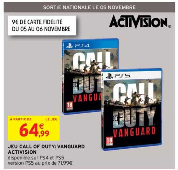 jeu call of duty : vanguard activision