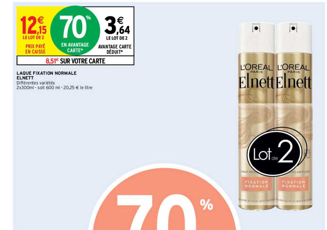 laque fixation normale elnett