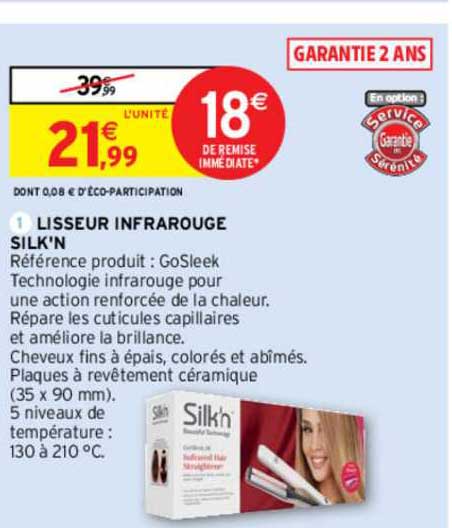 lisseur infrarouge silk'n
