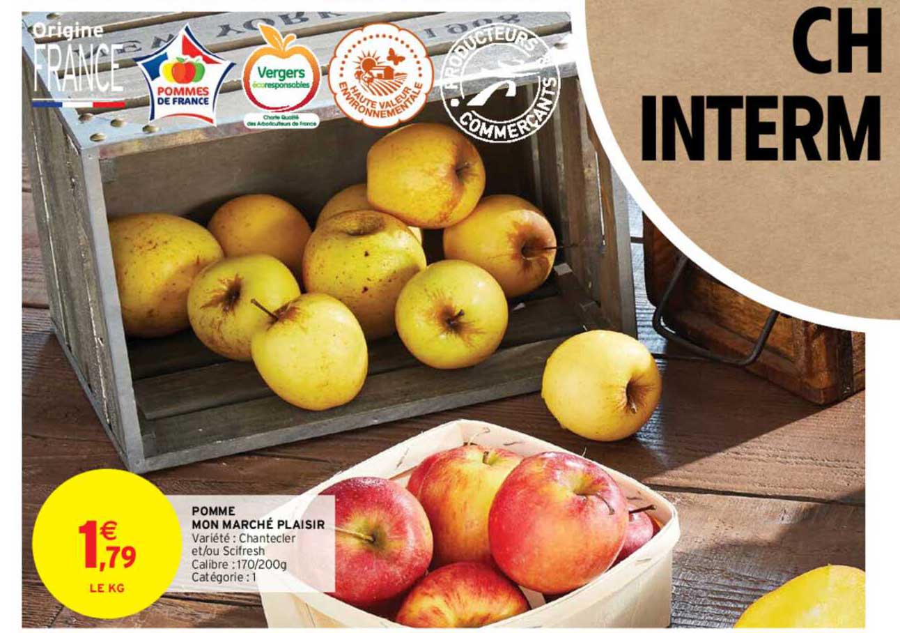 pomme mon marché plaisir