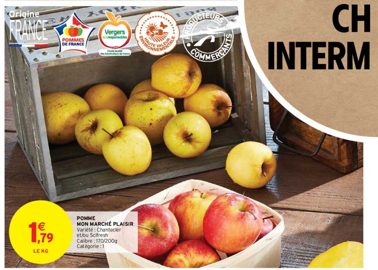pomme mon marché plaisir