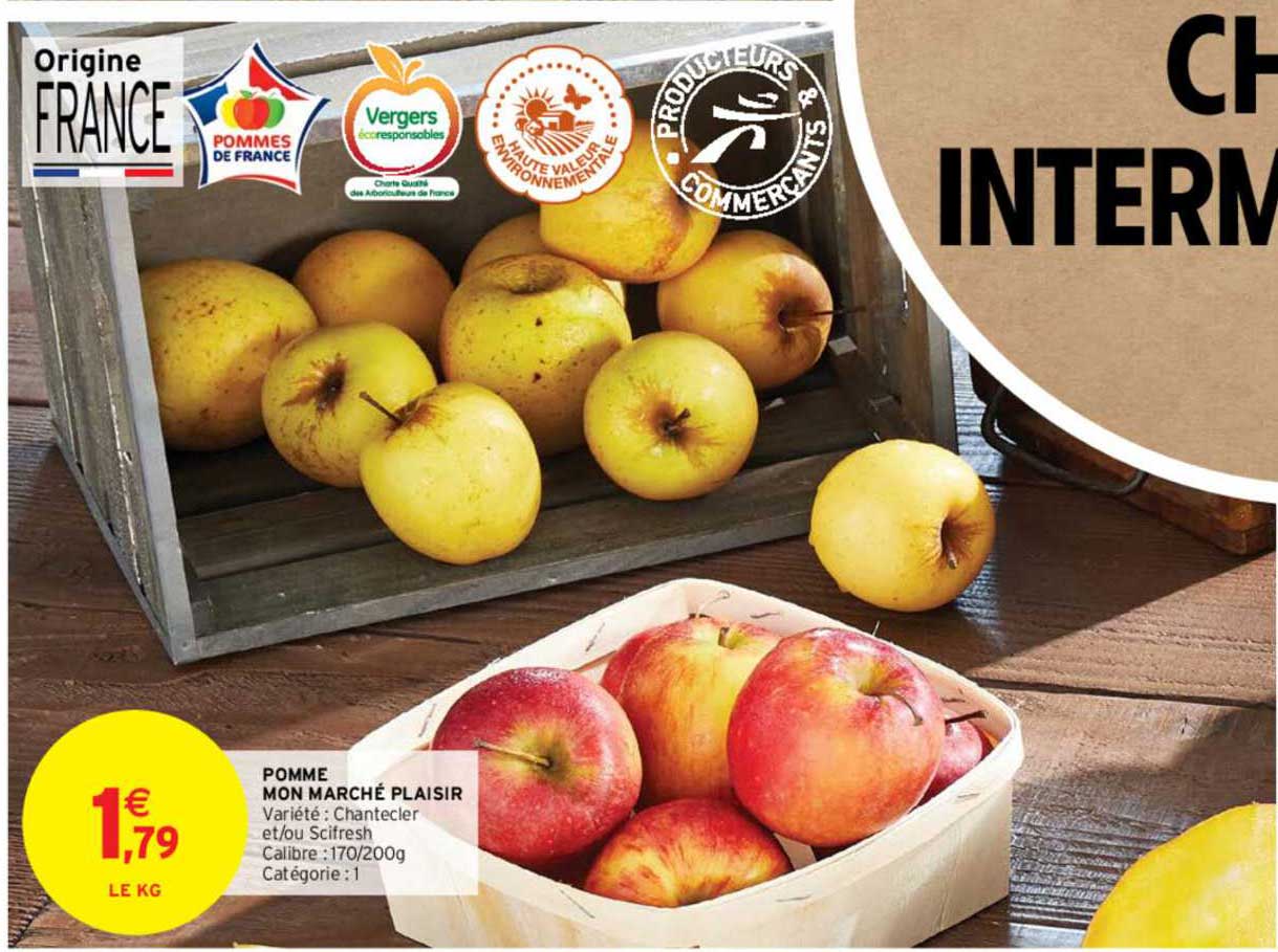 pomme mon marché plaisir