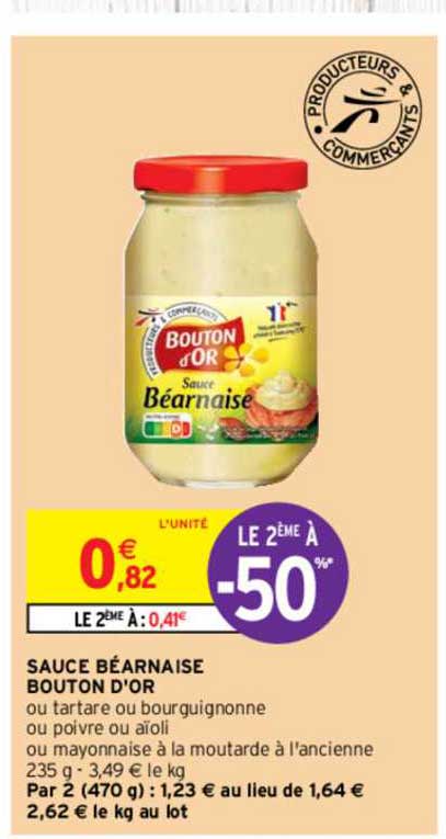 Sauce Béarnaise Bouton D'or