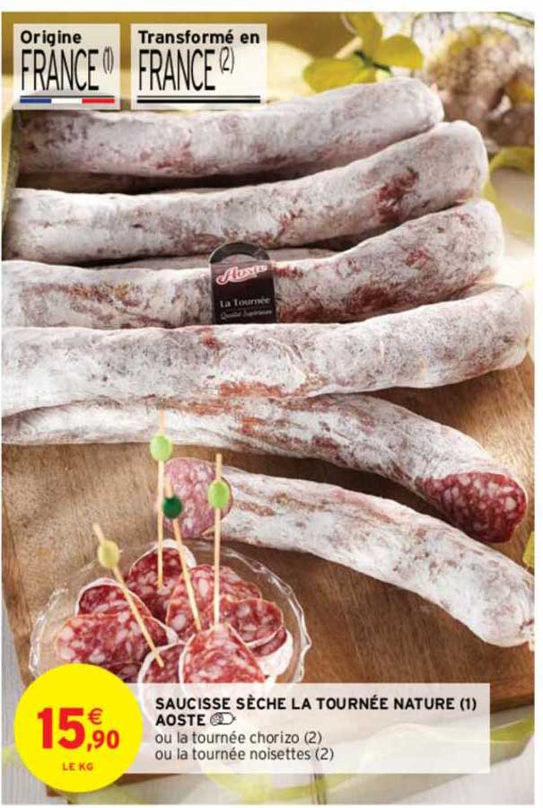 saucisse sèche la tournée nature aoste