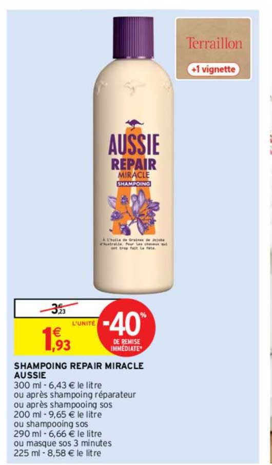 Shampoing Repair Miracle Aussie