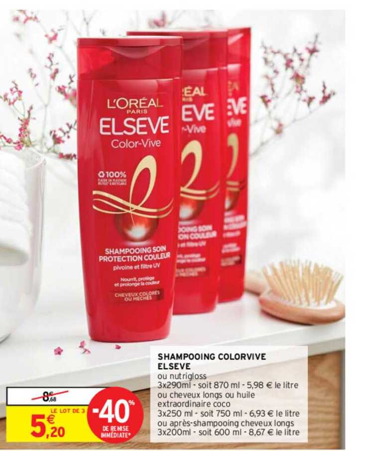 shampooing colorvive elsève