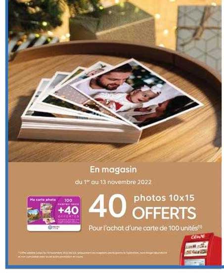 40 Photos 10x15 Offerts