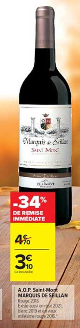 a.o.p. saint-mont marquis de seillan