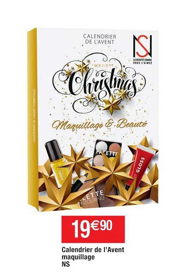 calendrier de l'avent maquillage ns