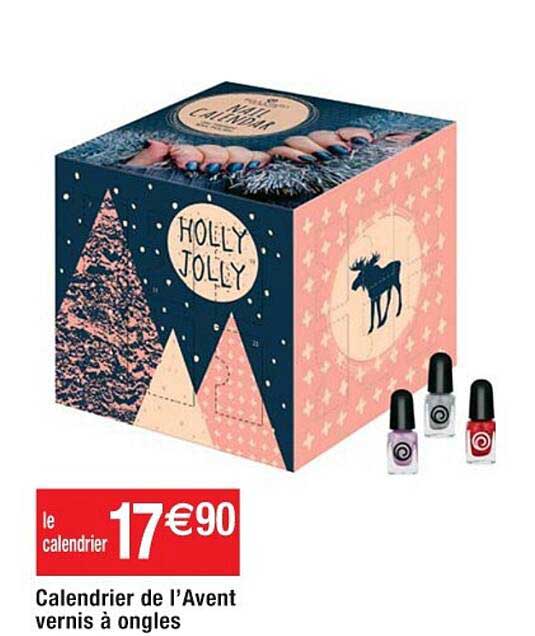 calendrier de l'avent vernis à ongles