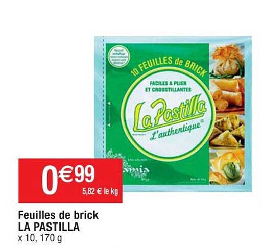 feuilles de brick la pastilla