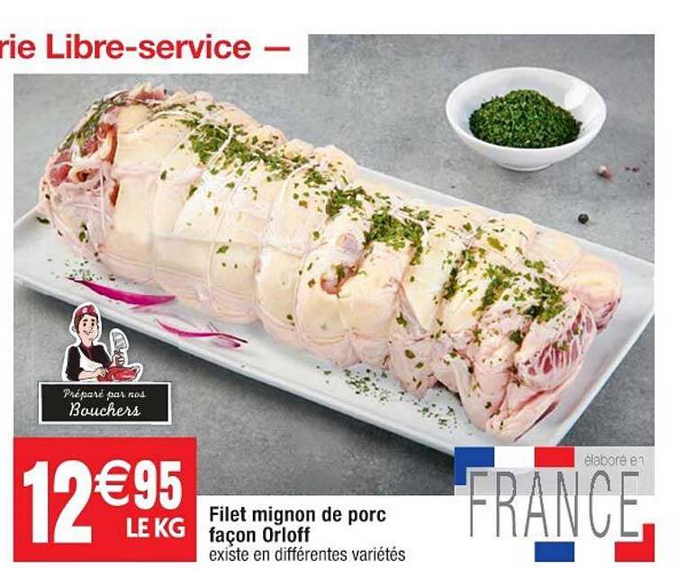 filet mignon de porc façon orloff