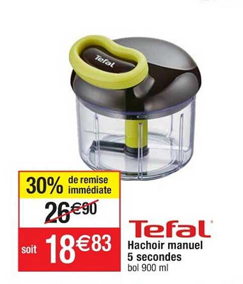 hachoir manuel 5 secondes tefal