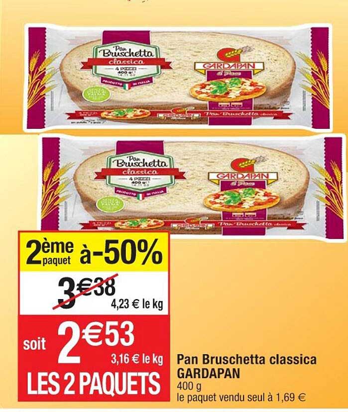 pan bruschetta classica gardapan