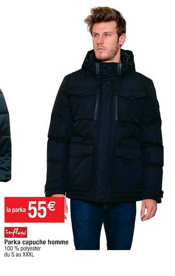 Parka Capuche Homme Influx