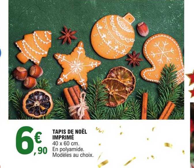 Tapis De Noël Imprimé